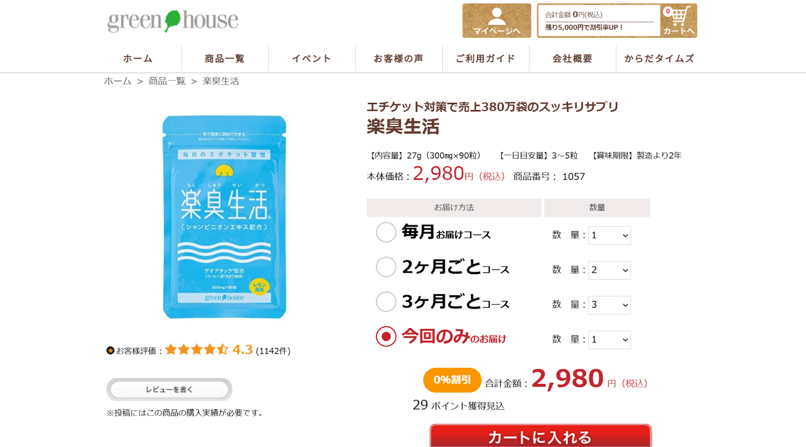 グリーンハウス|楽臭生活